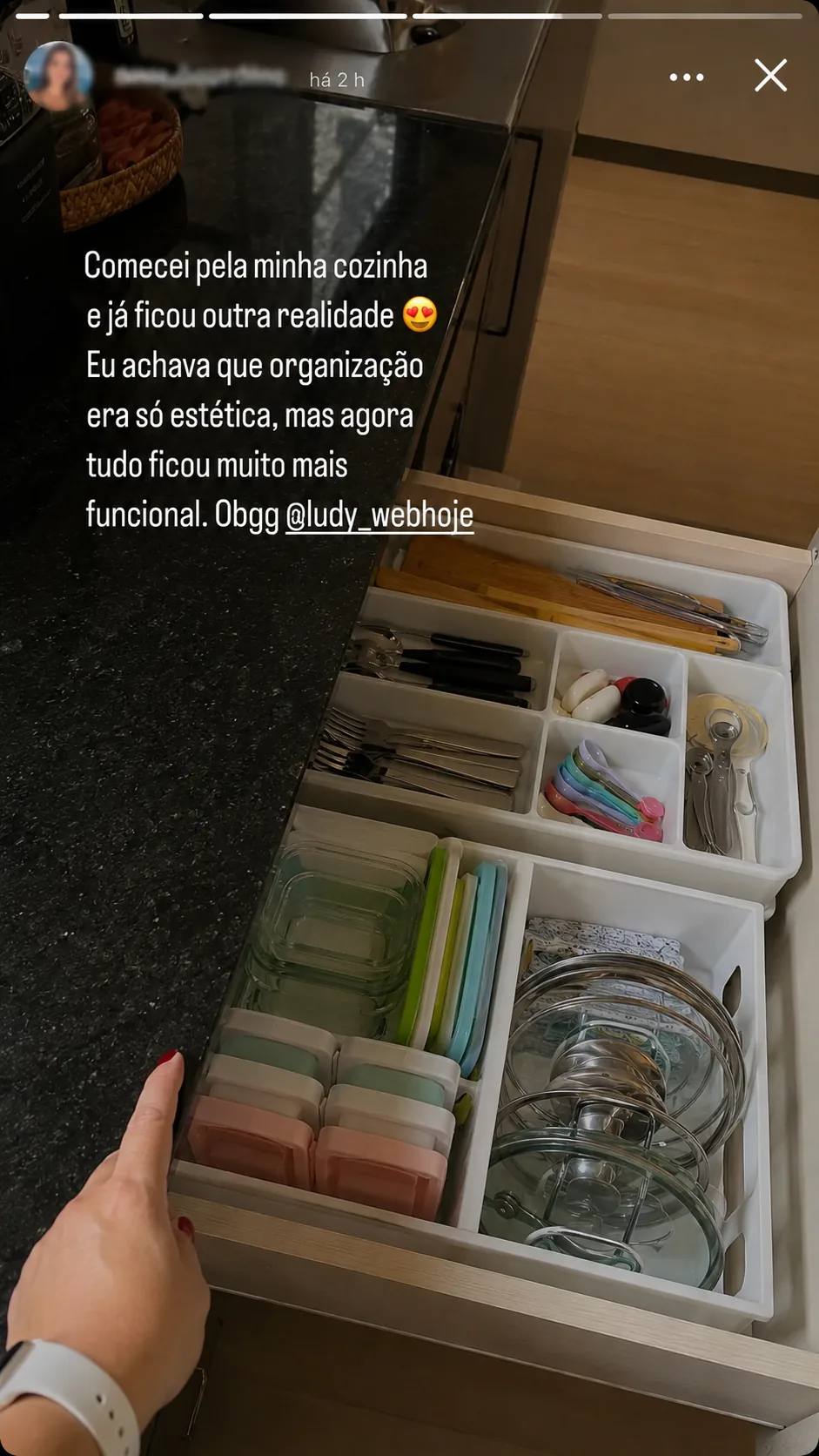 Avaliação de aluna da Formação Personal Organizer